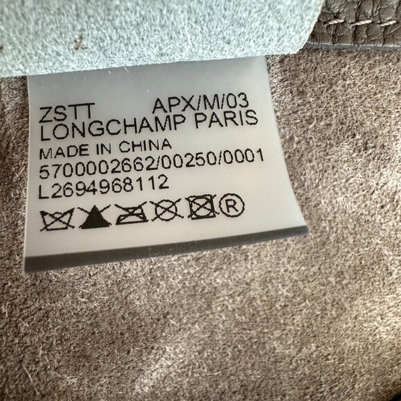 Longchamp Roseau Essential Mid Leather Tote - Color Clay - Preloved - Picture 8 of 16